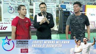 Siapa Sangka? Jirayut Menangkan Pertandingan Badminton  Turnamen Olahraga Selebriti Indonesia