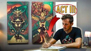 How a Pro Artist Creates a Successful Trilogy Painting Series Ep4