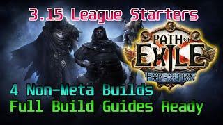 3.15 Expedition League Starter Picks By Jaamon  Full Build Guides For New Players  PoE Build