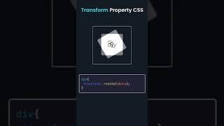 Transform Property in CSS #css #html #javascript #codewithchiranjeeb