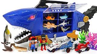 Shark Carrier Submarine Defeat the Transformers villains  DuDuPopTOY