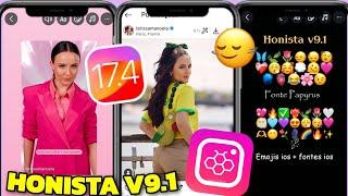 SAIU HONISTA v9.1ATUALIZADO 2024 INSTAGRAM ESTILO IPHONE COM EMOJIS IOS + FONTES IOS +REELS IOS