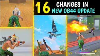 16 CHANGES IN NEW OB44 UPDATE  ADVANCE SERVER - GARENA FREE FIRE