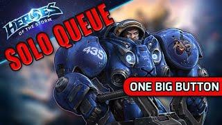 Solo Queue One Big Button  Heroes of the Storm Gameplay