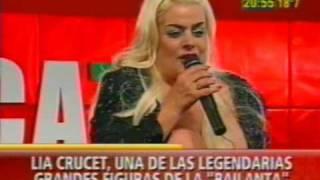 Lía Crucet en Crónica TV 2009