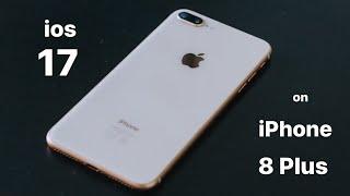 New Update for iPhone 8plus ios 17  How to install ios 17 on iPhone 8 plus