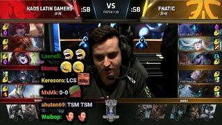 KLG vs FNC  2017 Worlds Play-In Day 4  Twitch VOD with Chat