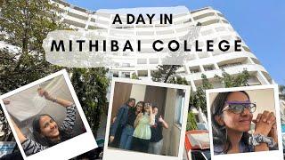 A DAY IN MITHIBAI COLLEGE🫀 #mithibaicollege #lifeofmithibai #Mumbai