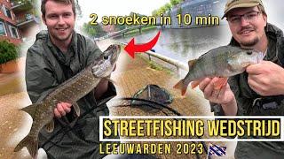 2 SNOEKEN IN 10 MINUTEN - Streetfishing Wedstrijd Leeuwarden