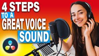 Improve your voice in Davinci Resolve in 6 minutes