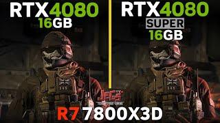 RTX 4080 vs RTX 4080 Super  Tested in 15 games