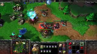 Human vs Nightelf - Warcraft 3 Reforged 1on1  Full WC3 Gameplay