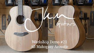 Workshop Demo #21 All Mahogany Acoustic Guitar