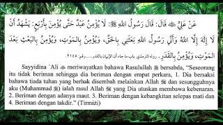 HADIS - Iman Mesti Ada 4 Perkara