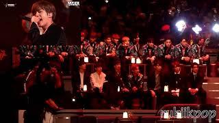 161202 MAMA GOT7  SEVENTEEN Reaction to BTS 피 땀 눈물 & 불타오르네 Blood Sweat Tears & FIRE