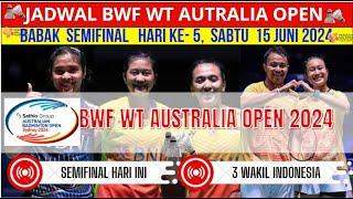 Jadwal Semifinal Australia Open 2024 Hari Ini  HENDRAAHSAN vs TAIPEI  3 Wakil Indonesia