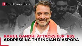 My role in Indian politics… Rahul Gandhi addresses the Indian diaspora in Dallas attacks PM Modi