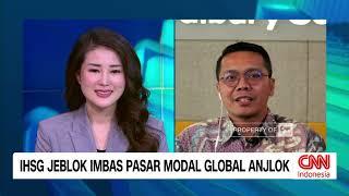 IHSG Jeblok Imbas Pasar Modal Global Anjlok