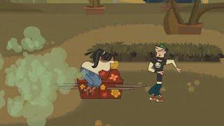 Total Drama Action - Leshawna burping and farting