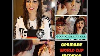 2014 FIFA World Cup Inspired Makeup look Germany Team