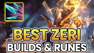 HOW TO PLAY ZERI ADC LIKE A PRO  BEST ZERI BUILD & RUNES  WILD RIFT GUIDE  ZERI ADC TIPS & TRICKS