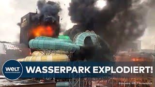 SCHWEDEN Umgebung wurde evakuiert Großbrand in Wasserpark während Bauarbeiten Was wir wissen