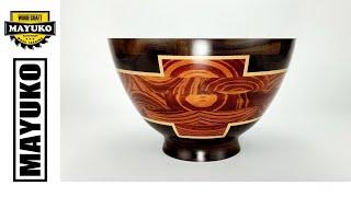 FRUIT BOWL SEGMENTED woodturning