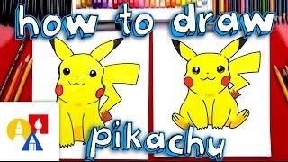 How To Draw Pikachu with color