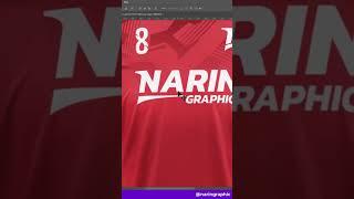 Jersey mock-up template