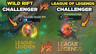 TÜRKİYEDE İLK TRNİN İLK WILD RIFT CHALLENGERI VS LOL CHALLENGER 1.Sİ GAME.TV