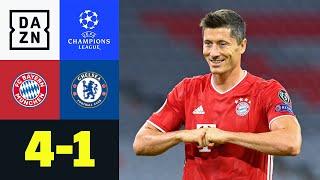 Bayern gnadenlos Lewandowski trifft doppelt FC Bayern - Chelsea 41  UEFA Champions League  DAZN