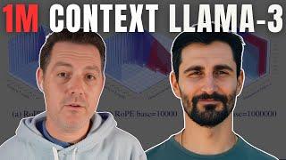 Making 1 MILLION Token Context LLaMA 3 Interview