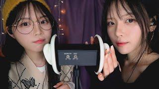 ASMRSub깊고 자극적인 쌍둥이 귀청소  Twin Ear Cleaning Deep and Closer