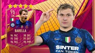 THE BEST CM ON THE GAME PREMIUM FUTTIES BARELLA REVIEW FIFA 22