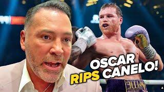 Oscar De La Hoya CALLS CANELO A DRUG CHEAT after HEATED ALTERCATION with Canelo