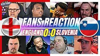 ENGLAND FANS BORED  REACTION TO ENGLAND 0-0 SLOVENIA  EURO 2024