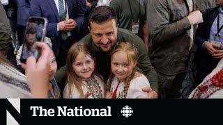 Zelenskyy wraps up Canadian visit with Ukrainians in Toronto