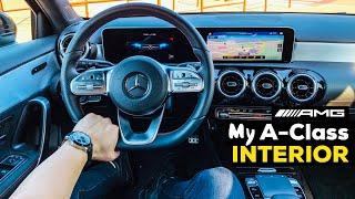 2019 MERCEDES A CLASS FULL REVIEW INTERIOR MBUX AMG Line OWNERS REVIEW AMG Sport Seats W177