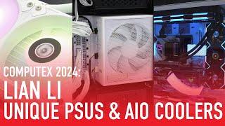 First Look Lian Li Unveils Revolutionary Power Supply AIO Cooler Designs