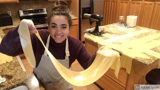 Making a Years Worth of Homemade Pasta to Preserve Eggs  Make Dinner with Fresh Pasta