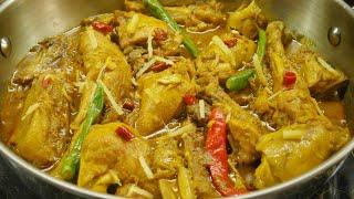 কাটা মসলায় মুরগির মাংস রান্না । কাটা মসলার মাংস । Kata moshlay murgir mangsho recipe 