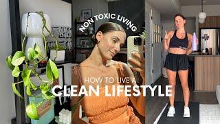 HOW TO LIVE A CLEAN NON TOXIC LIFESTYLE  tips to switching to all natural clean non toxic products