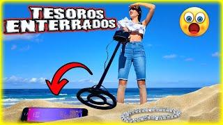 ️ ¡DETECTOR DE METALES en LA PLAYA  DESCUBRIENDO TESOROS ENTERRADOS  Lulu99