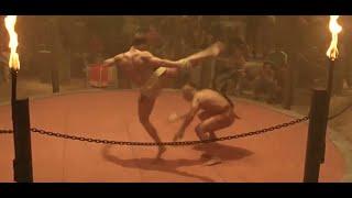 VAN DAMME vs TONG PO - Kickboxer Final Fight REDUX HD - Brutal Muay Thai 1989