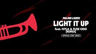 Major Lazer - Light It Up feat. Nyla & Fuse ODG Remix Official Lyric Video