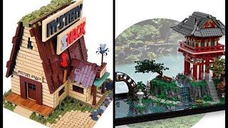 Lego Ideas Gravity Falls Mystery Shack and Japanese Tea Garden - Lego News Watch it fully