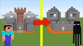 NOOB vs PRO ENDERMEN CASTLE WARS in Minecraft Like Maizen Mikey and JJ