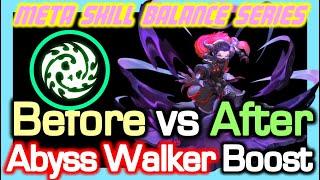 TOP1 Abyss Walker DPS BeforeSTG25 vs AfterSTG26 KR Sep Boost Up 1x Floor also  DragonNest