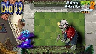 Plantas vs Zombies 2 China  Tiempos Modernos  Día 19  Digger Zombie  v2.2.0  # 764