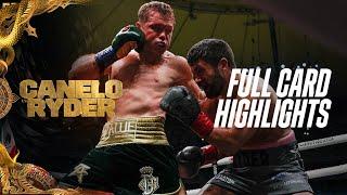 FULL CARD HIGHLIGHTS Canelo Alvarez v John Ryder